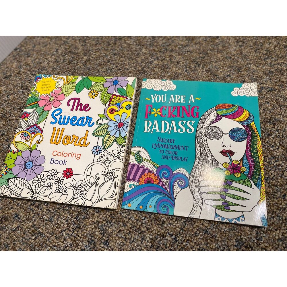Adult Swearing Coloring Book Bundle